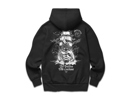 ElFabiano Mikina „THE BATTLES WILL CONTINUE“ (Varianta vel. 3XL)