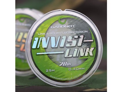 Gardner Fluorocarbonový vlasec Invisi-Link 25m (Varianta 0,40mm/20lb)