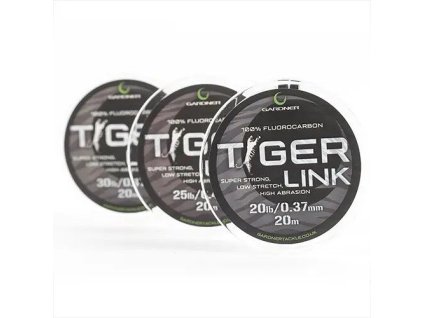 Gardner Fluorocarbonový vlasec Tiger Link 20m (Varianta 20Lb/0,37mm)