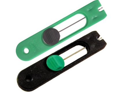 62130 gardner jehla na boilie braid hair needle cerna zelena