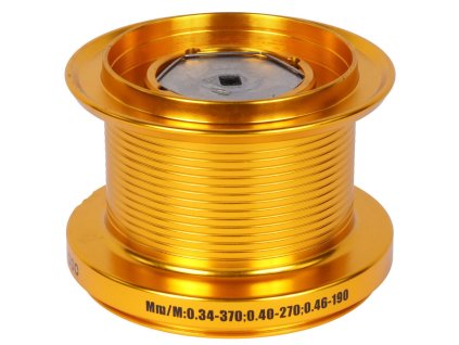 67401 giants fishing nahradni kovova civky gold metal spare spool deluxe fd9000