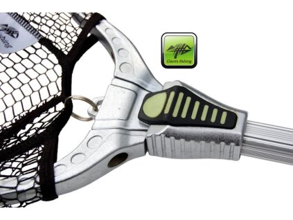 62331 giants fishing podberak strong alu landing net 2 2m 70x70cm