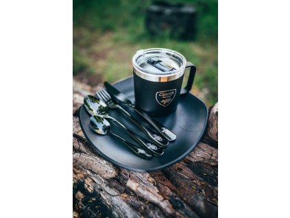 65790 giants fishing sada priboru cerny nerez cutlery ss 410 4pc set