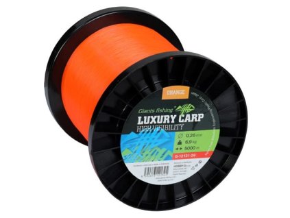 Giants fishing Vlasec Luxury Carp High-Visibility Orange 5000m (Varianta 0,23mm/5,9kg)