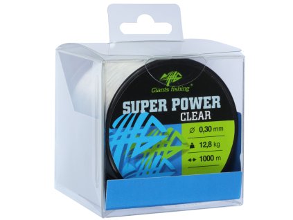 Giants fishing Vlasec Super Power Clear 1000m (Varianta 0,28mm/10,8kg)