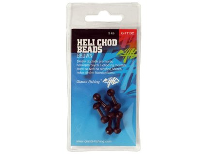 64023 giants fishing zarazky heli chod beads brown 5ks