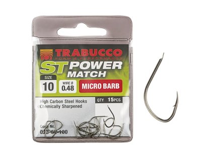 Háčky Trabucco ST Power Match 15ks (Varianta vel.10)