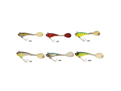 Sakura vobler TailSpin Zn 40mm/14g (Varianta 016 (Bronze Perch))