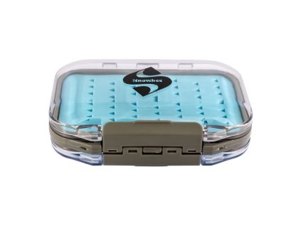 66267 snowbee muskarska krabicka easy vue silicone foam fly box small