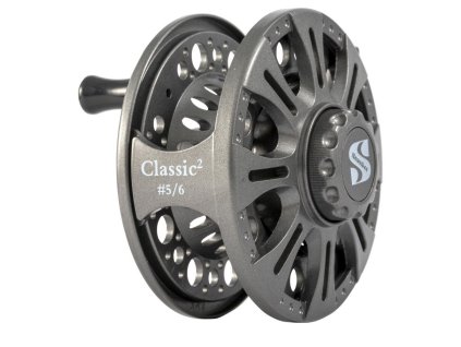 66246 snowbee muskarsky navijak classic 2 fly reel 5 6 grey