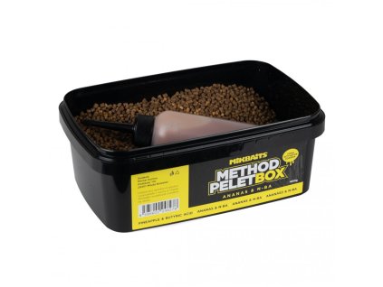 Method Pelet BOX Mikbaits 400g (Příchutě Ananas/Kyselina máselná)
