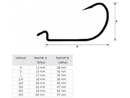 Offsetový háček Gamakatsu Worm 330 (Velikost 6)