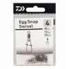 Karabinka s obratlíkem Daiwa Egg Snap Swivel (Velikost 4)