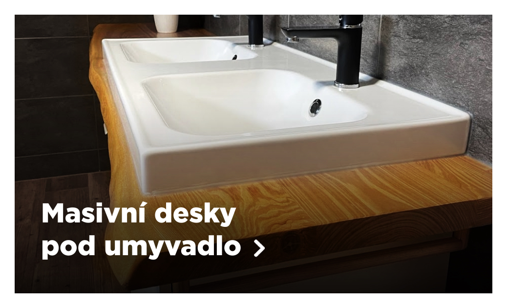 Masivní desky pod umyvadlo