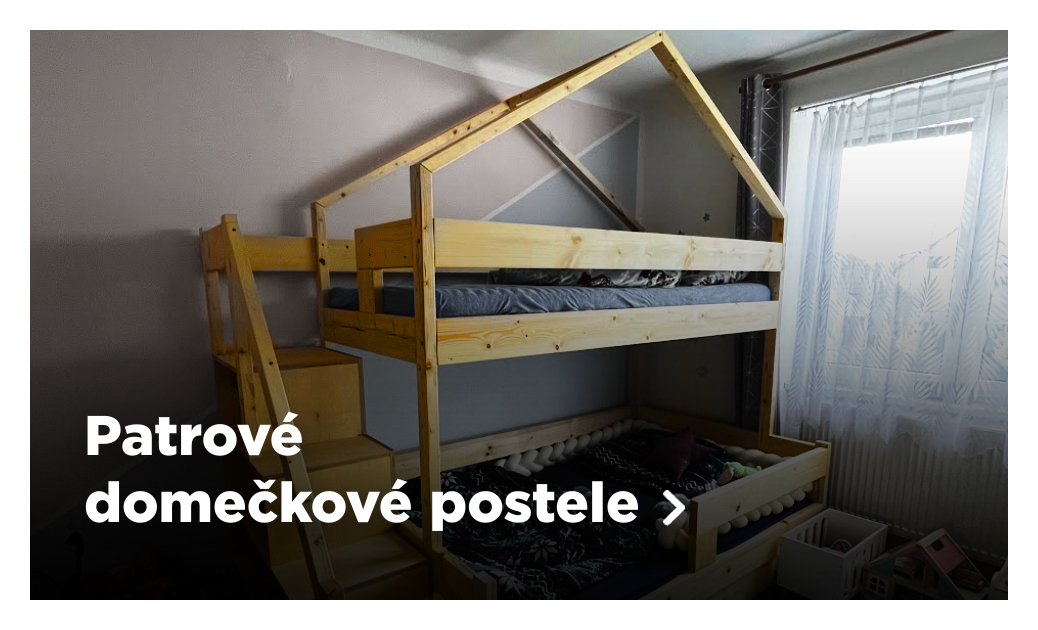 Patrové domečkové postele