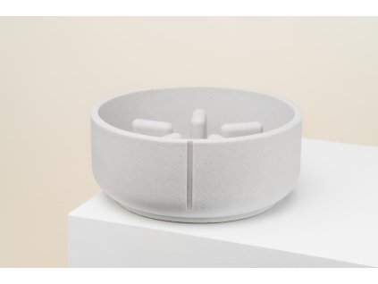 SF 0321 Dog Slow Feeder Large Dolphin Gray Solid
