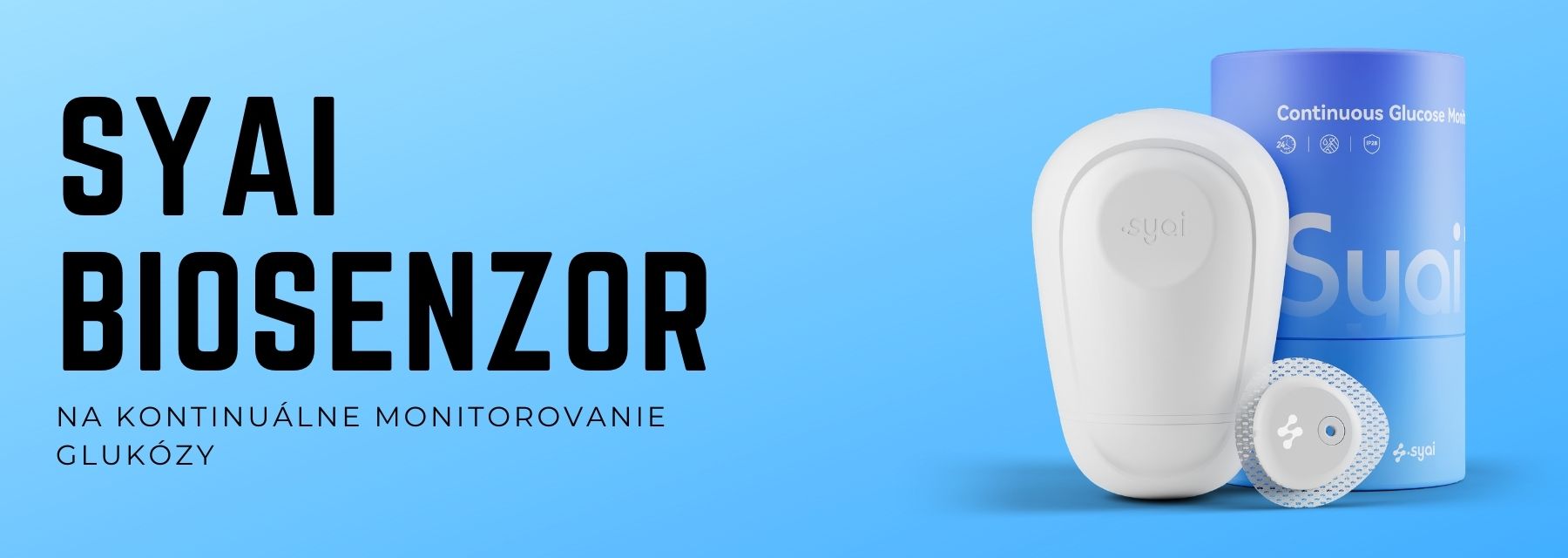 Systém na kontinuálne monitorovanie glukózy Syai