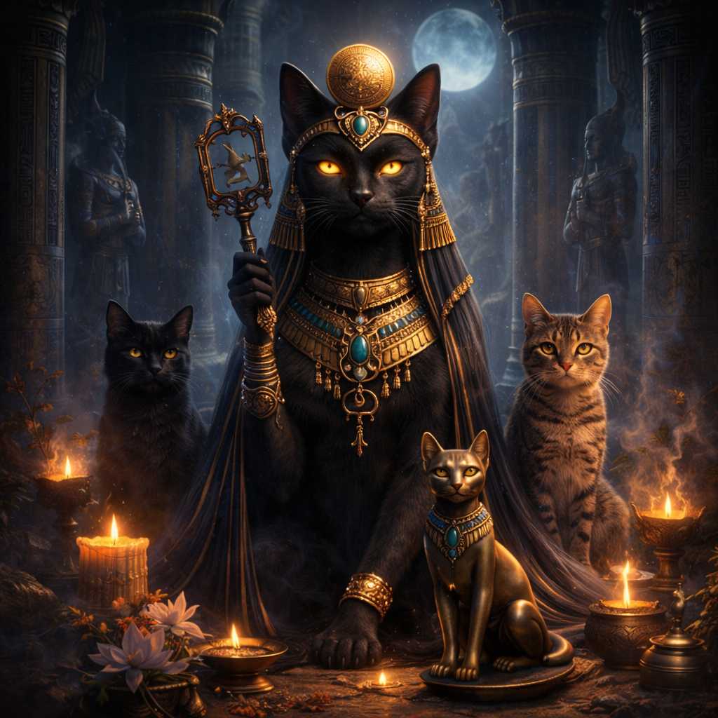 Bastet – bohyně koček, ochrany domova a ženské síly