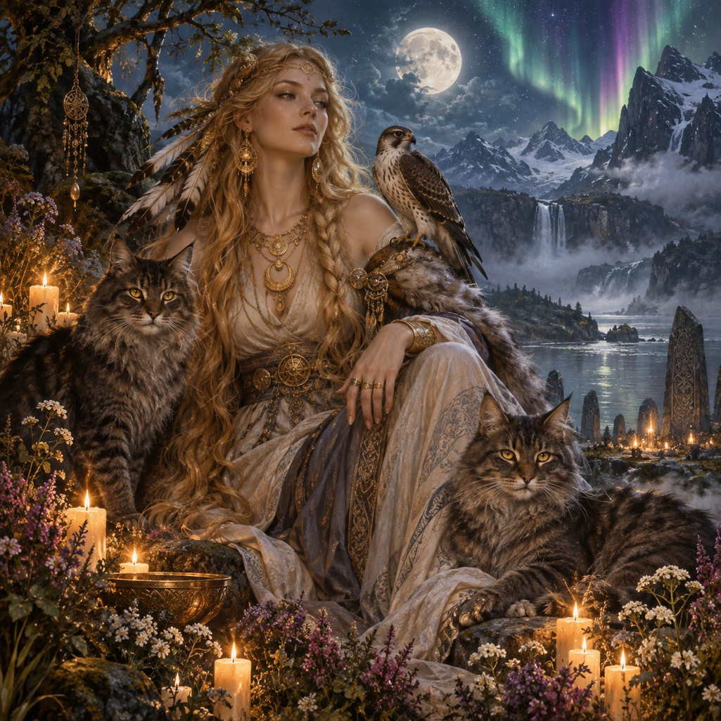 Freyja – láska, magie a síla severské bohyně