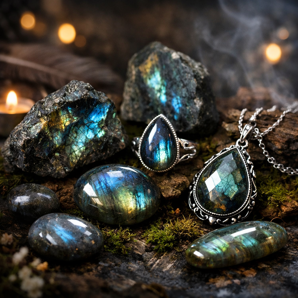 Labradorit – kámen splněných snů, intuice a proměny