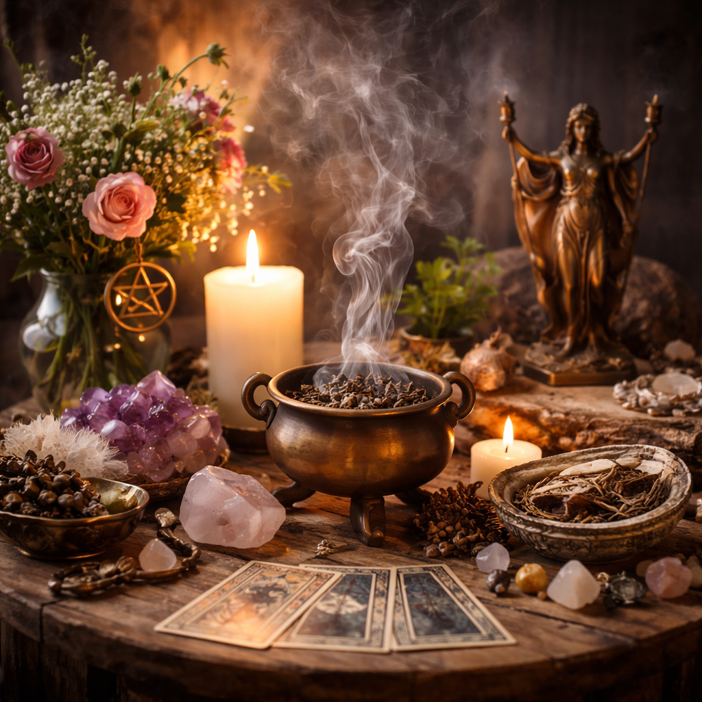 Posvátný prostor a oltář