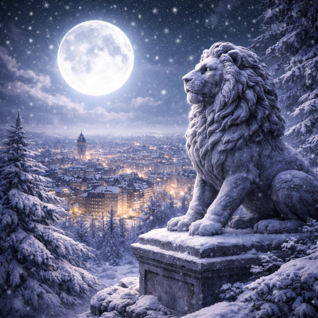 Sněžný úplněk (Lev)