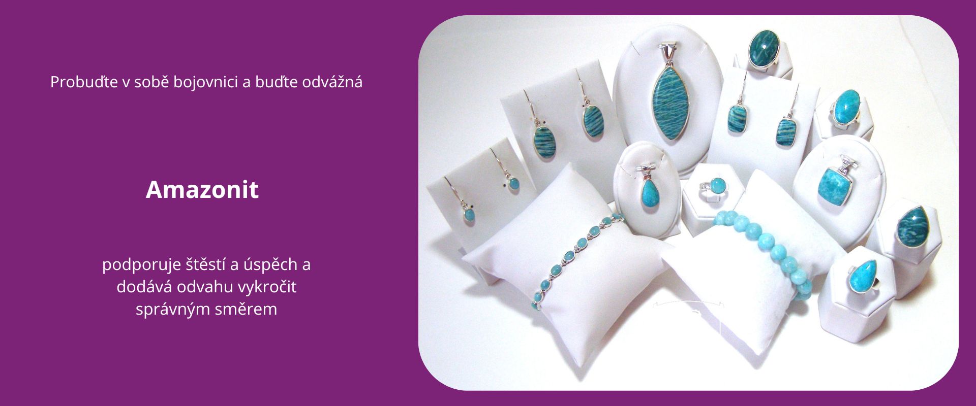 Amazonit šperky