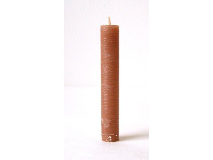 Hnědá mini svíčka (P925)