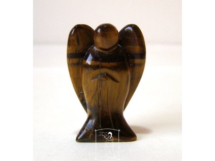 Anděl - Tygří oko (3,9 cm) (P1176)