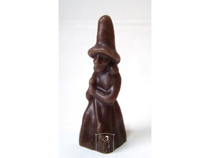 Čarodějnice hnědá - figurální svíce (P1800)