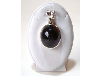 Černá hvězda – stříbrný přívěsek Ochrana a jistota