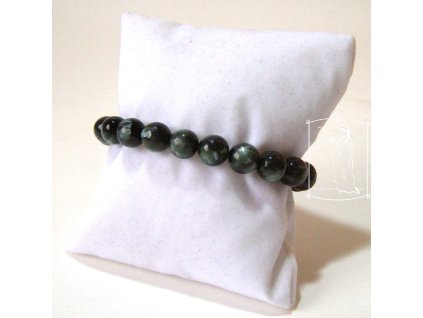 Serafinit – náramek kuličky 9 mm Andělská opora