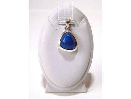 Kavansit – stříbrný přívěsek Vnitřní rovnováha, tyrkysově modrý kámen ve stříbře