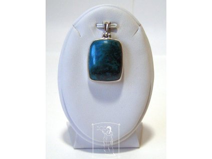 Chryzokol – stříbrný přívěsek Strážce hlubin