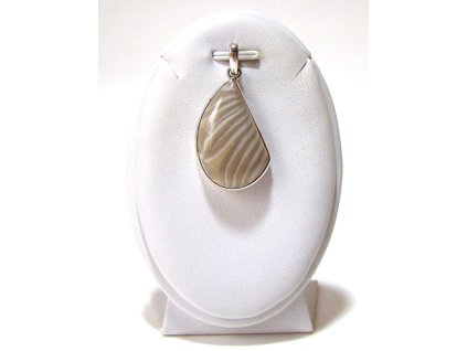 Flint stone – stříbrný přívěsek Proudy času