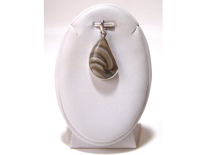 Flint stone – stříbrný přívěsek Vnitřní kompas