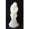 Milenci - bílá figurální svíce (P926)