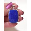Lapis lazuli - stříbrný přívěsek obdélník