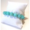 Amazonit - náramek kuličky 1,2 cm