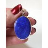 Lapis lazuli - stříbrný přívěsek ovál 1
