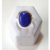 Lapis lazuli – stříbrný prsten Klid mysli vel. 59