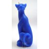 Kočka modrá - figurální svíce (P2970)