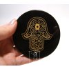 Černý achát - podložka Ruka Fátimy (P3760)
