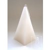 Očista a léčení - bílá pyramidová svíce (P79)