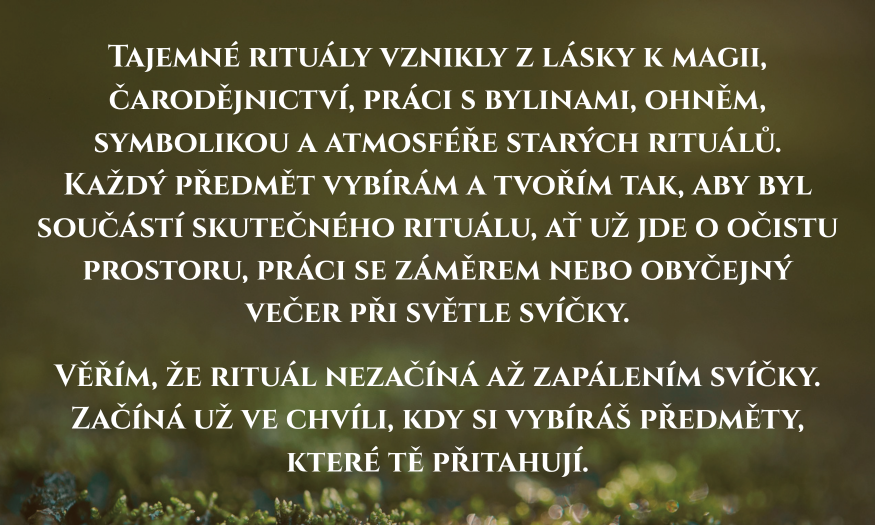 Vznik tajemných rituálů