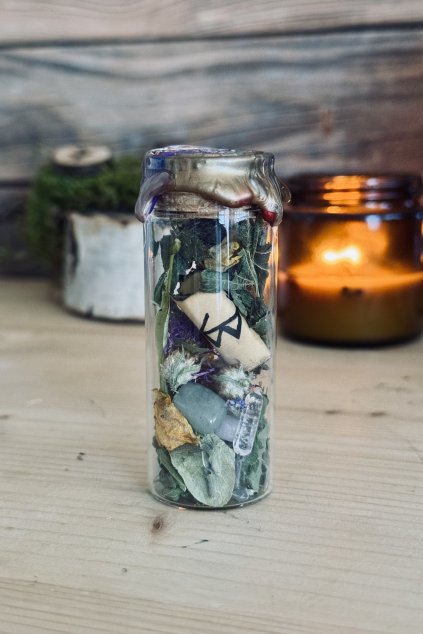 Amulet na přání - spell jar