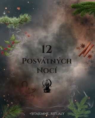 🌙 Dvanáct posvátných nocí 🌙 Období mezi 25. prosincem a 5. lednem je považováno za čas „mezi roky“. Starý rok se už...