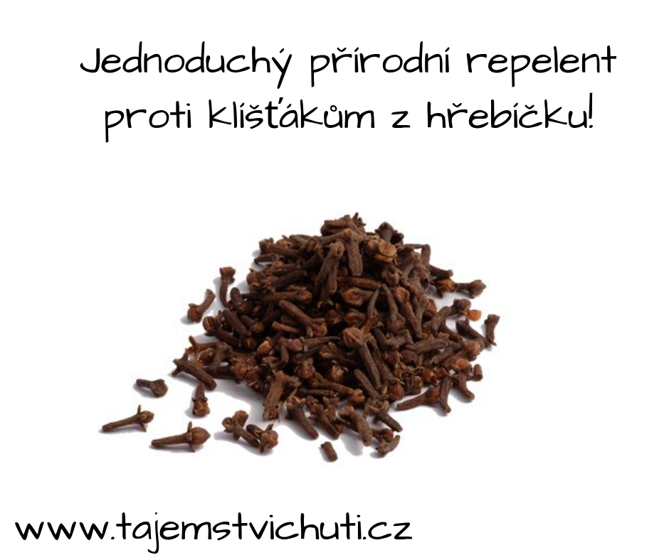  Hřebíčkový repelent proti klíšťatům