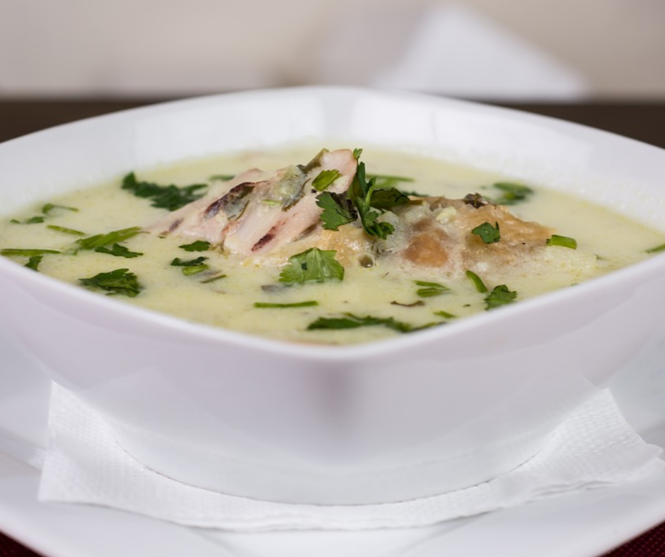 Dětská drůbeží krémová polévka