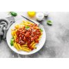 bolognese penne pasta served plate 1220 4409